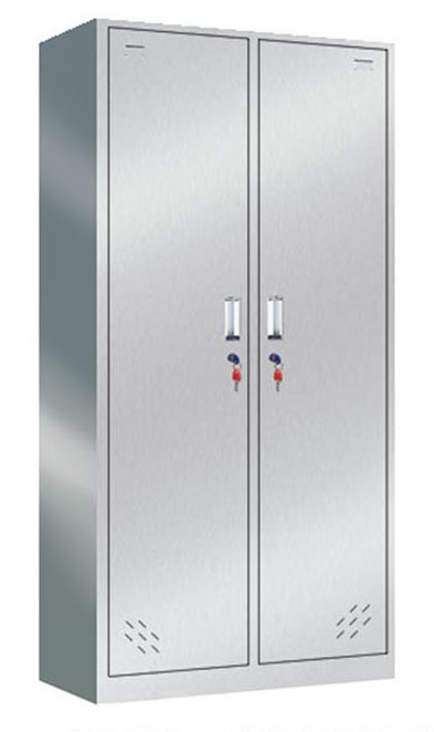 QB-101不銹鋼二門更衣柜 QB-101不銹鋼二門更衣柜